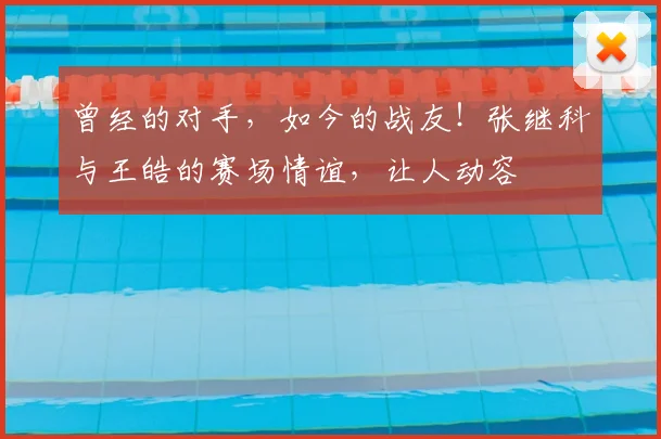 曾经的对手,如今的战友!张继科与王皓的赛场情谊,让人动容
